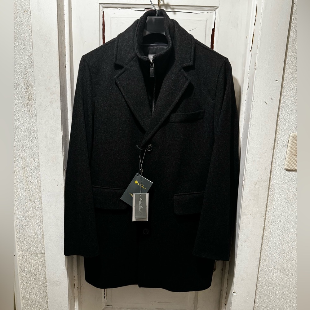 Wool blend coat